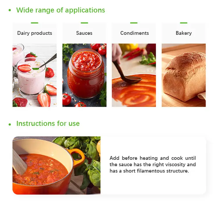 White powder color in bag packaging tapioca starch