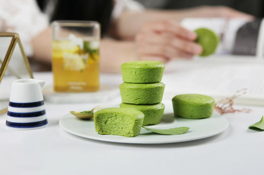 The Lime Matcha Half-Baked Cheesecake