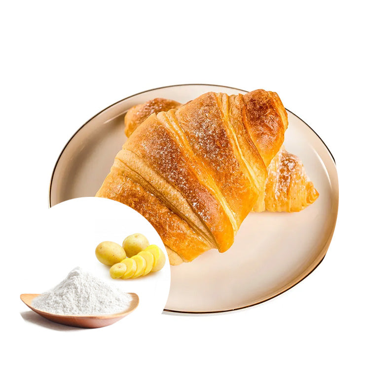 E1404 Oxidized Starch Modified Potato Starch For Salad Dressing For Croissants