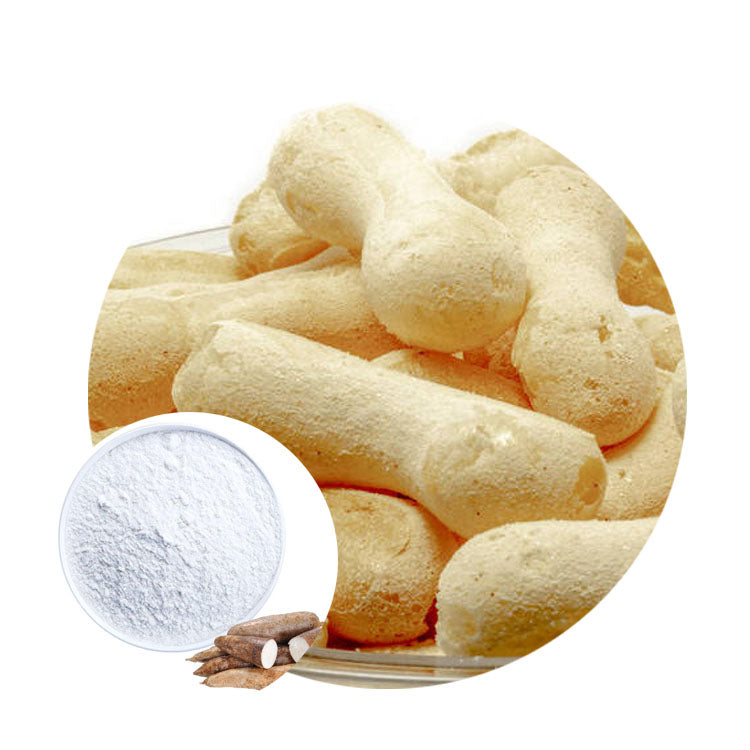 White powder color in bag packaging tapioca starch